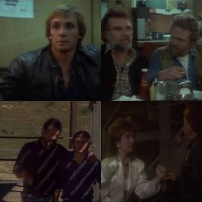 Images promotionnelles de l'épisode, en haut à droite et en bas à gauche.