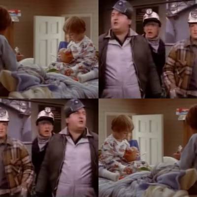 Images promotionnelles de l'épisode en haut à droite et en bas à gauche.